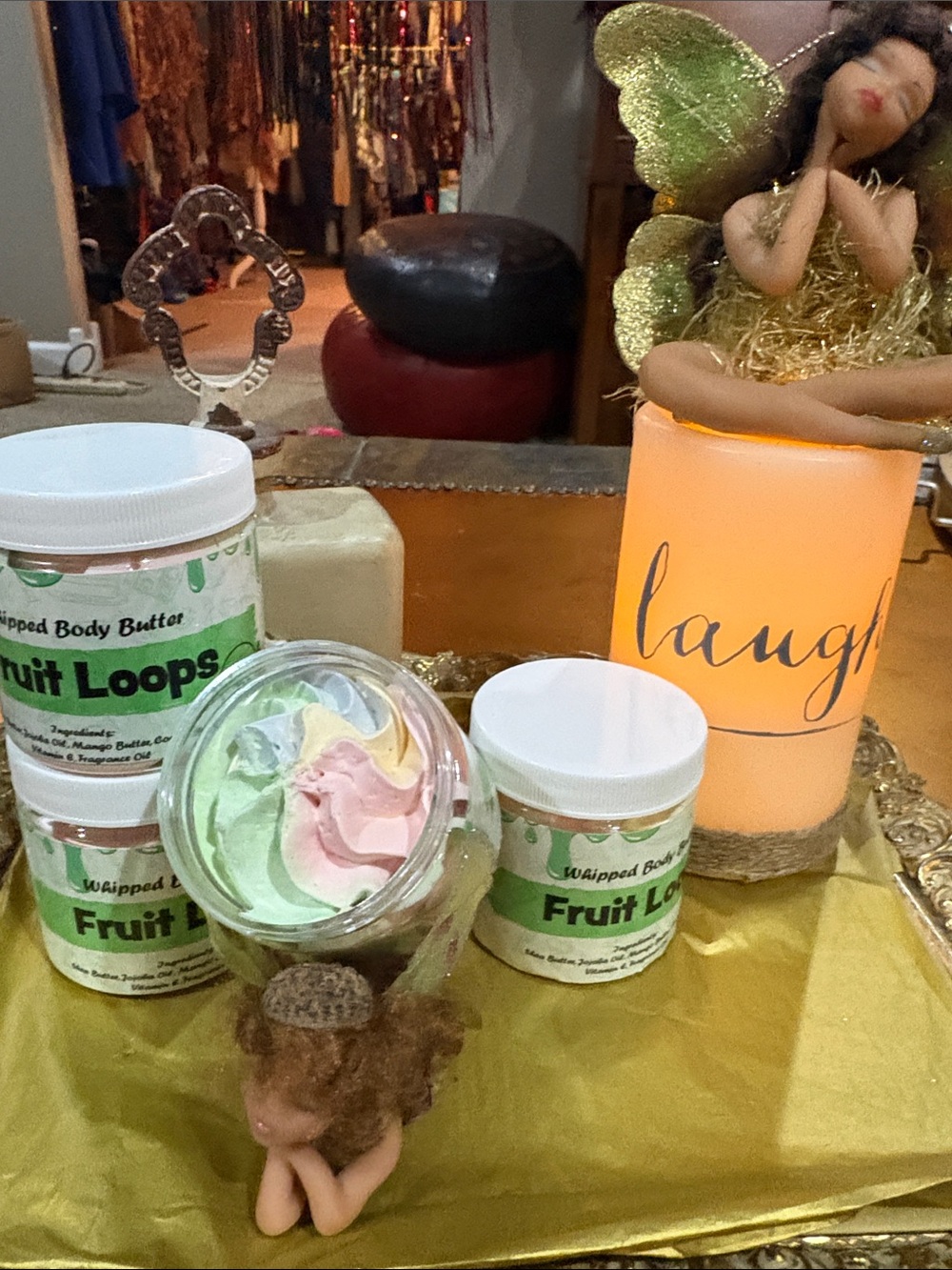 JBotanicals- Fruit Loops Whipped Body Butter 4oz. Bundle MIX & MATCH 3/$20NEW